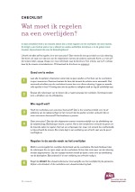 Checklist Wat moet ik regelen na een overlijden?